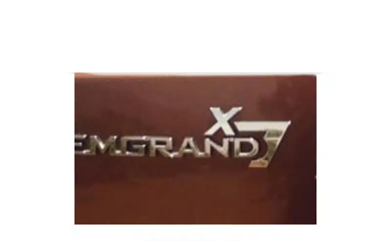 آرم نوشته جیلی امگرند X7 (شاسی)